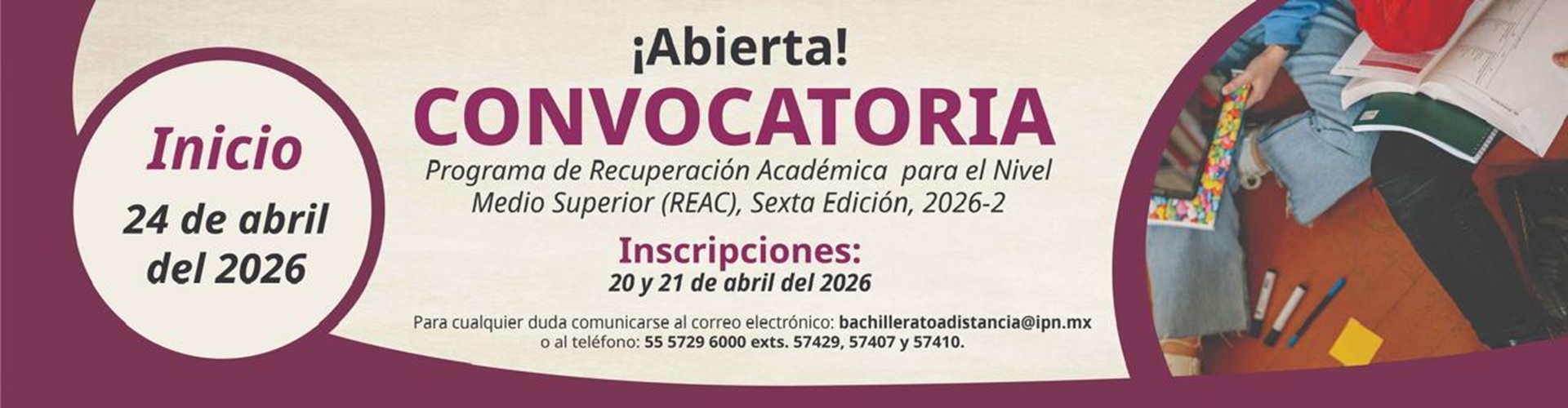 Convocatoria reac
